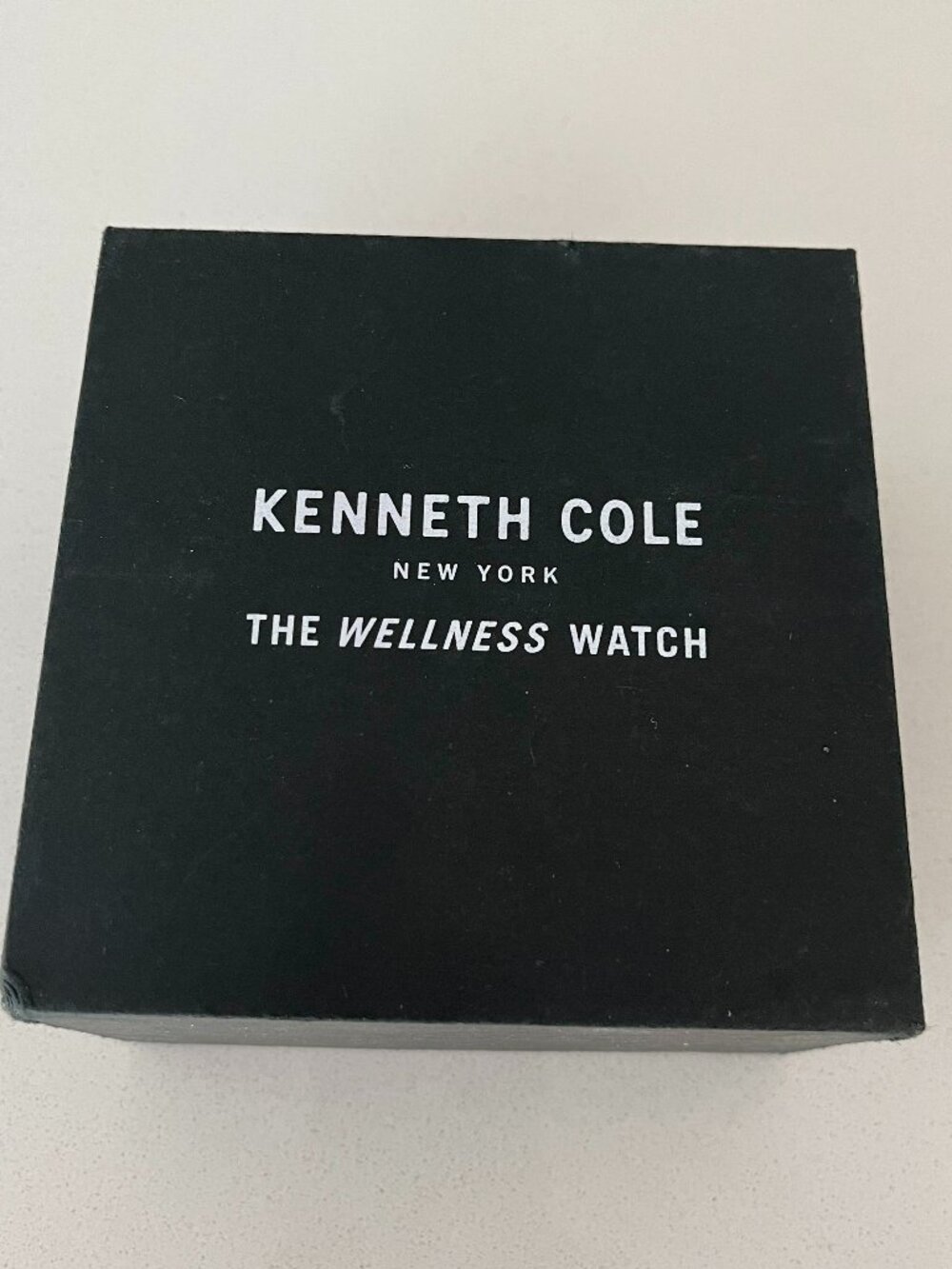 Kenneth Cole Wellness Smart Watch KCWGP2174001 Black NIB Silicone Band